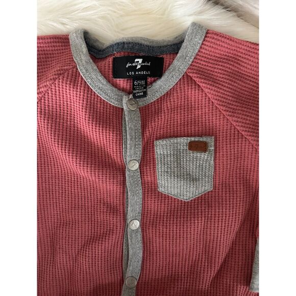 7Seven For All Mankind Footed Baby Onesie Sz. 6-9 Months - Picture 5 of 5